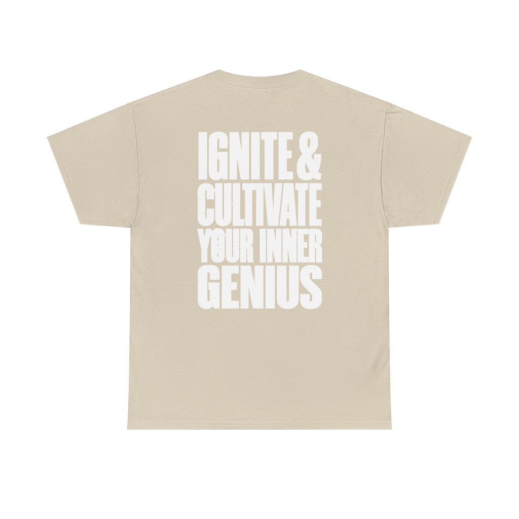 Motivational T-Shirt — ICYIG Front / "Ignite & Cultivate Your Inner Genius"