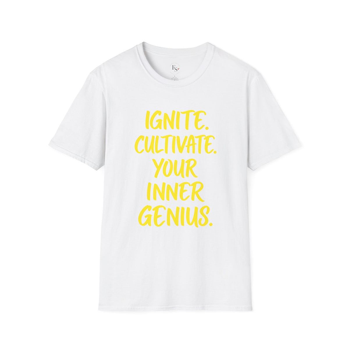 Inspirational Graphic T-Shirt — "Ignite. Cultivate. Your Inner Genius."
