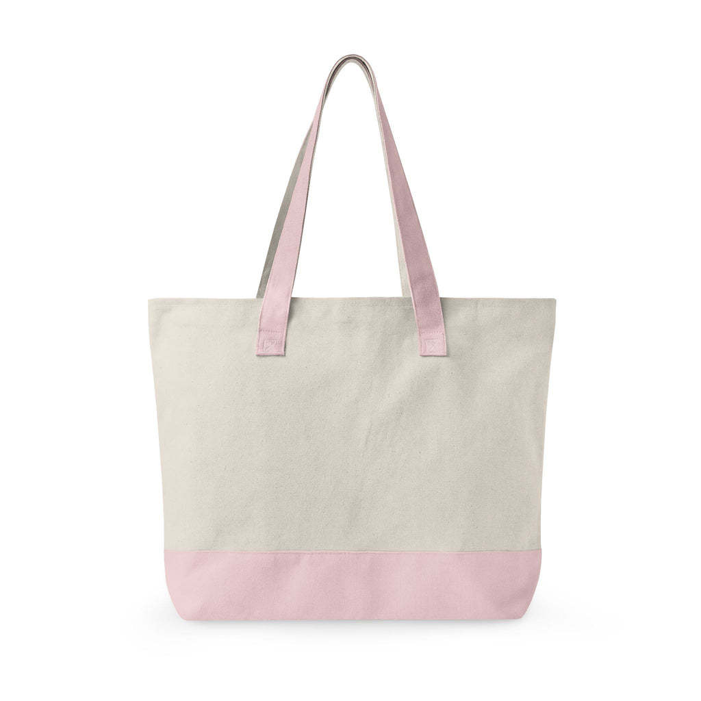Tote Bag -- ICYIG Distressed Logo Zippered Canvas Tote
