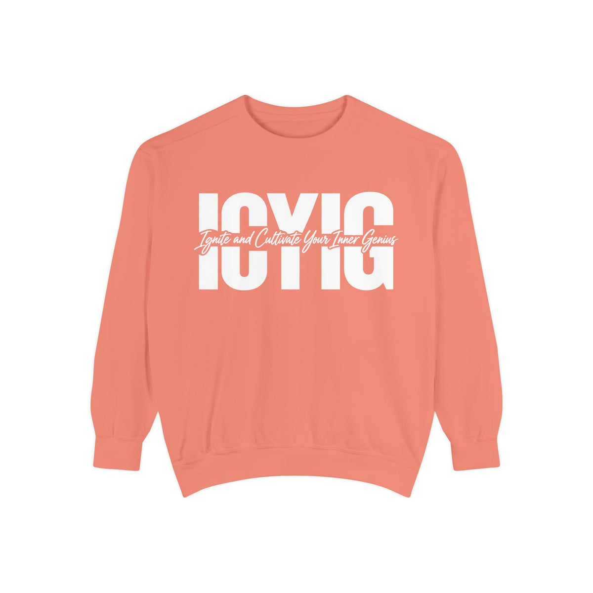 Graphic Crewneck Sweatshirt — Ignite and Cultivate Your Inner Genius