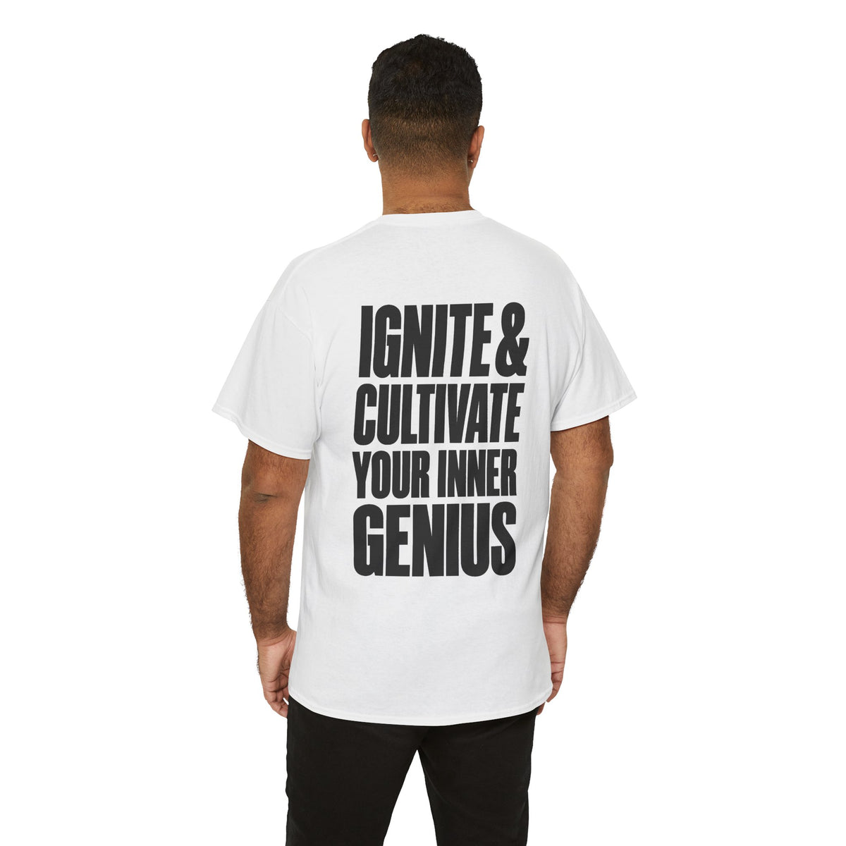 Motivational T-Shirt — ICYIG Front / "Ignite & Cultivate Your Inner Genius"