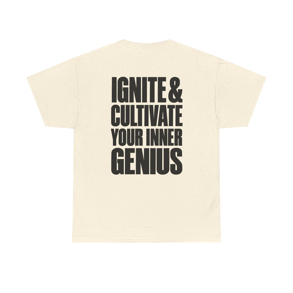 Motivational T-Shirt — ICYIG Front / "Ignite & Cultivate Your Inner Genius"