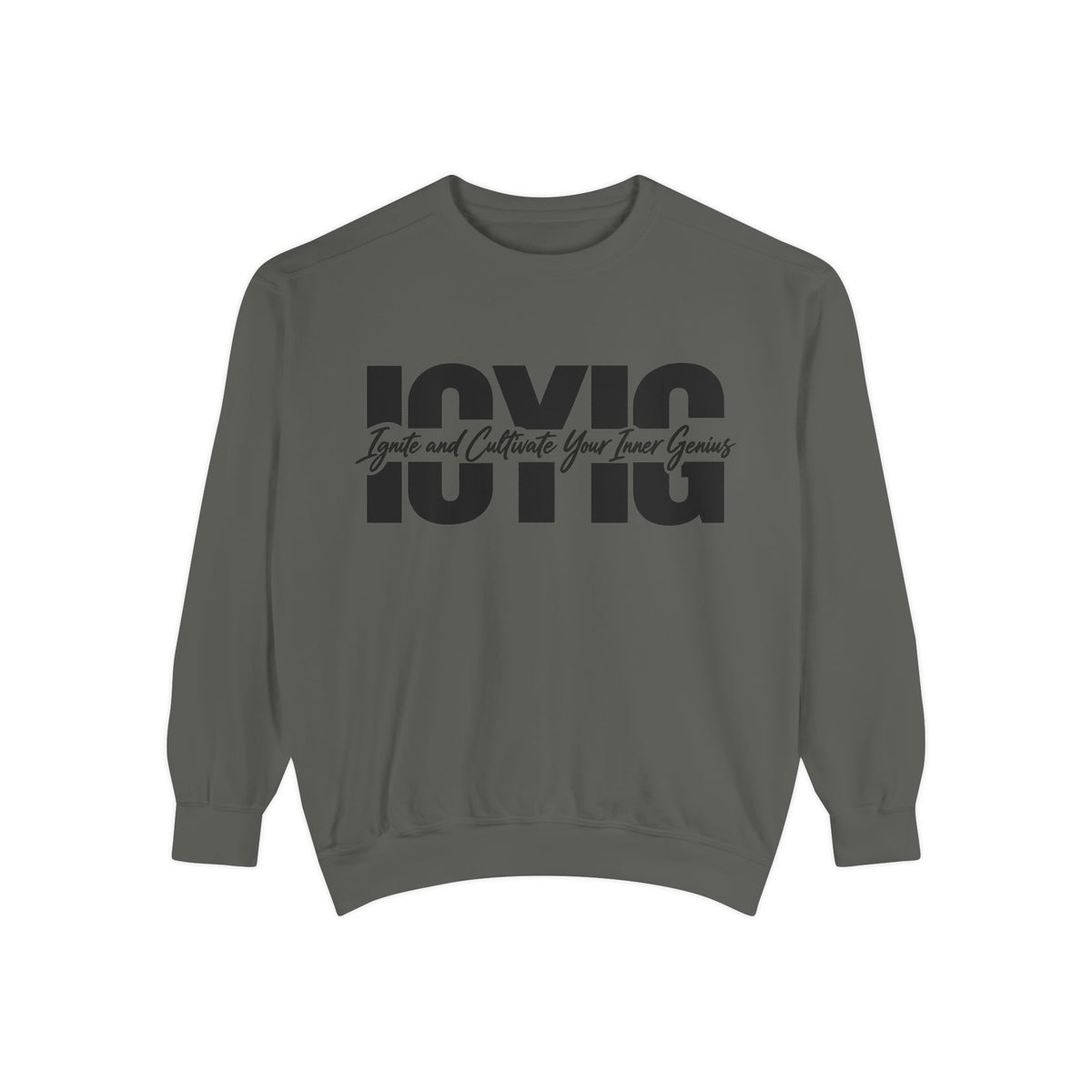 Graphic Crewneck Sweatshirt — Ignite and Cultivate Your Inner Genius
