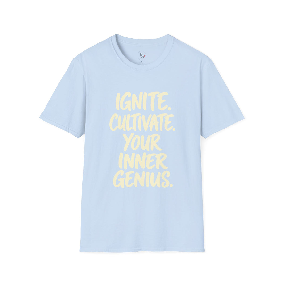 Inspirational Graphic T-Shirt — "Ignite. Cultivate. Your Inner Genius."