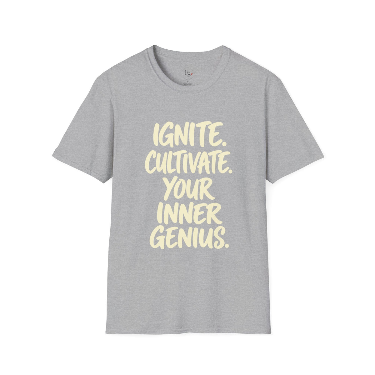 Inspirational Graphic T-Shirt — "Ignite. Cultivate. Your Inner Genius."
