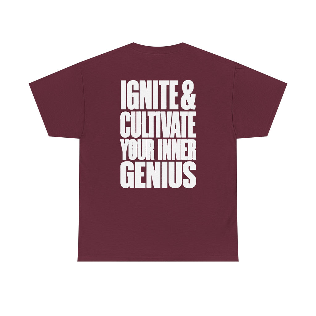 Motivational T-Shirt — ICYIG Front / "Ignite & Cultivate Your Inner Genius"